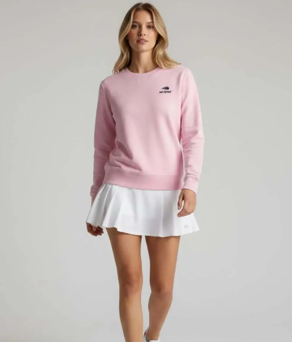 Peter Millar US Open Tennis Pullover Sweatshirt Pink UPF 50+ Womens Size XL